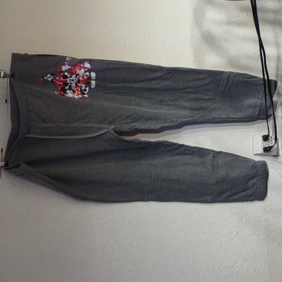 Old Navy | Christmas Mickey Mouse Sweatpants in Heather Gray XXL NWT - Picture 2 of 5